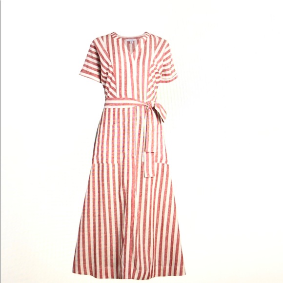 pure navy linen dress